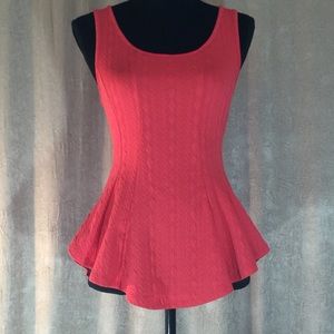 🧡Neblina Stretchy Flare Peplum Blouse Top